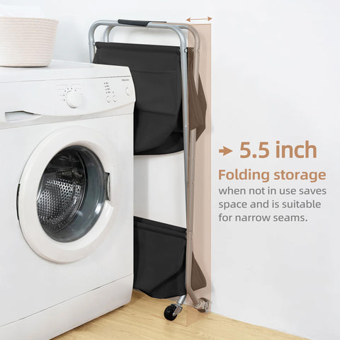 Storage Maniac steel frame with foldable design for strong support and compact storage