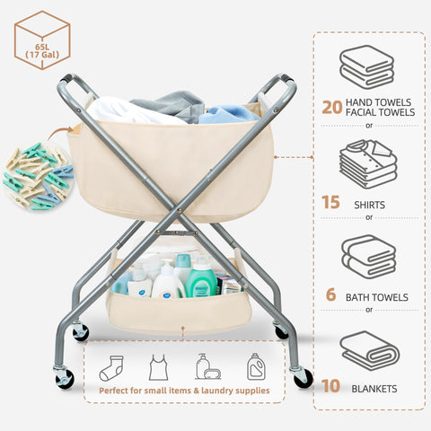 Storage Maniac steel frame folds flat for compact storage in tight spaces.