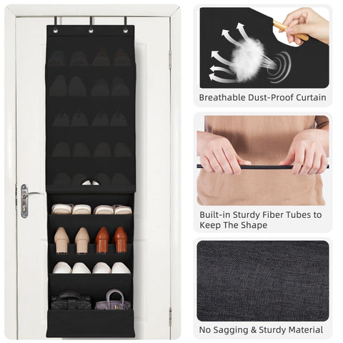 Storage Maniac tear-resistant polyester organizer blends durability with easy cleaning after use.