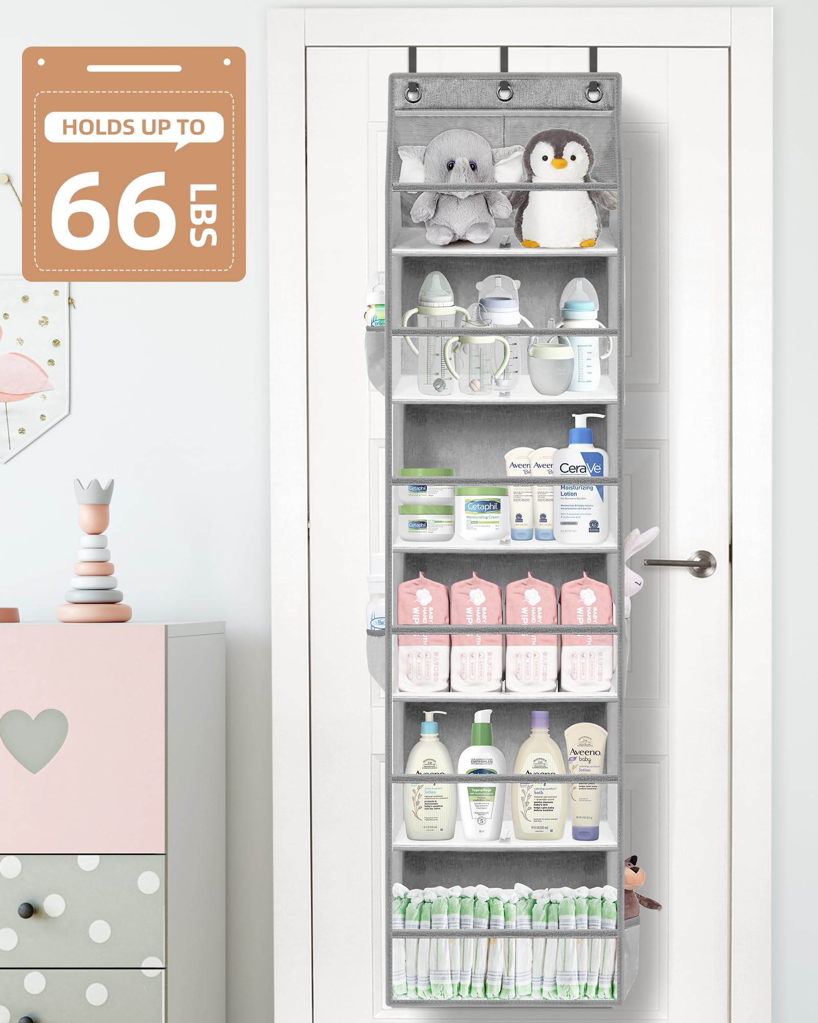 Storage Maniac two-height levels design fits varied item heights