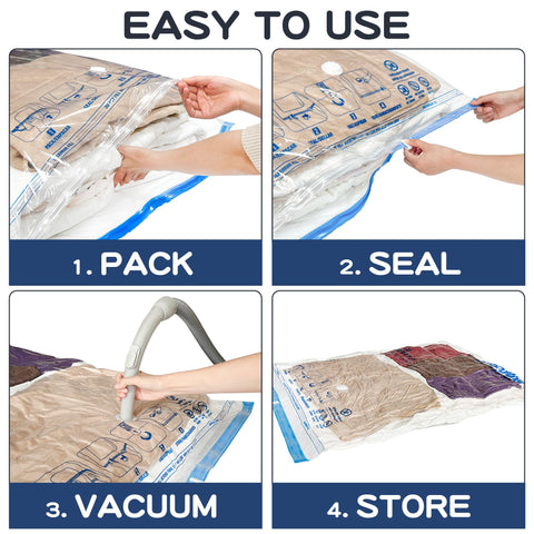 Storage Master XXL bags turbo valve detail highlights secure air removal.