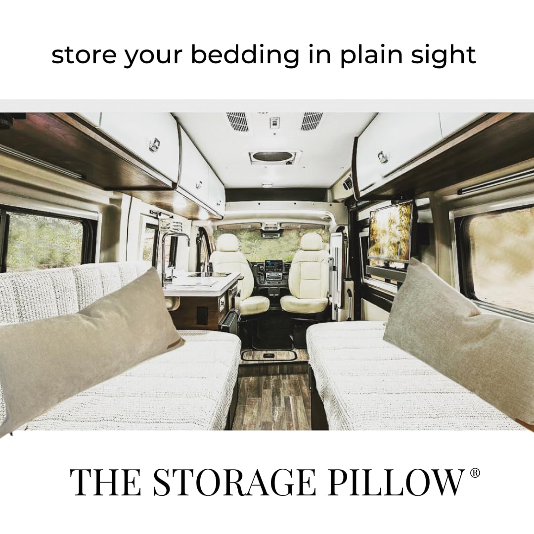 STORAGE PILLOW XL durable polyester fabric meets OEKO-TEX standards for safe use.
