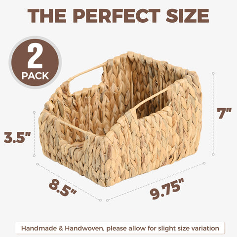 Storage Standard open-shape basket design provides quick visibility and grab-and-go storage