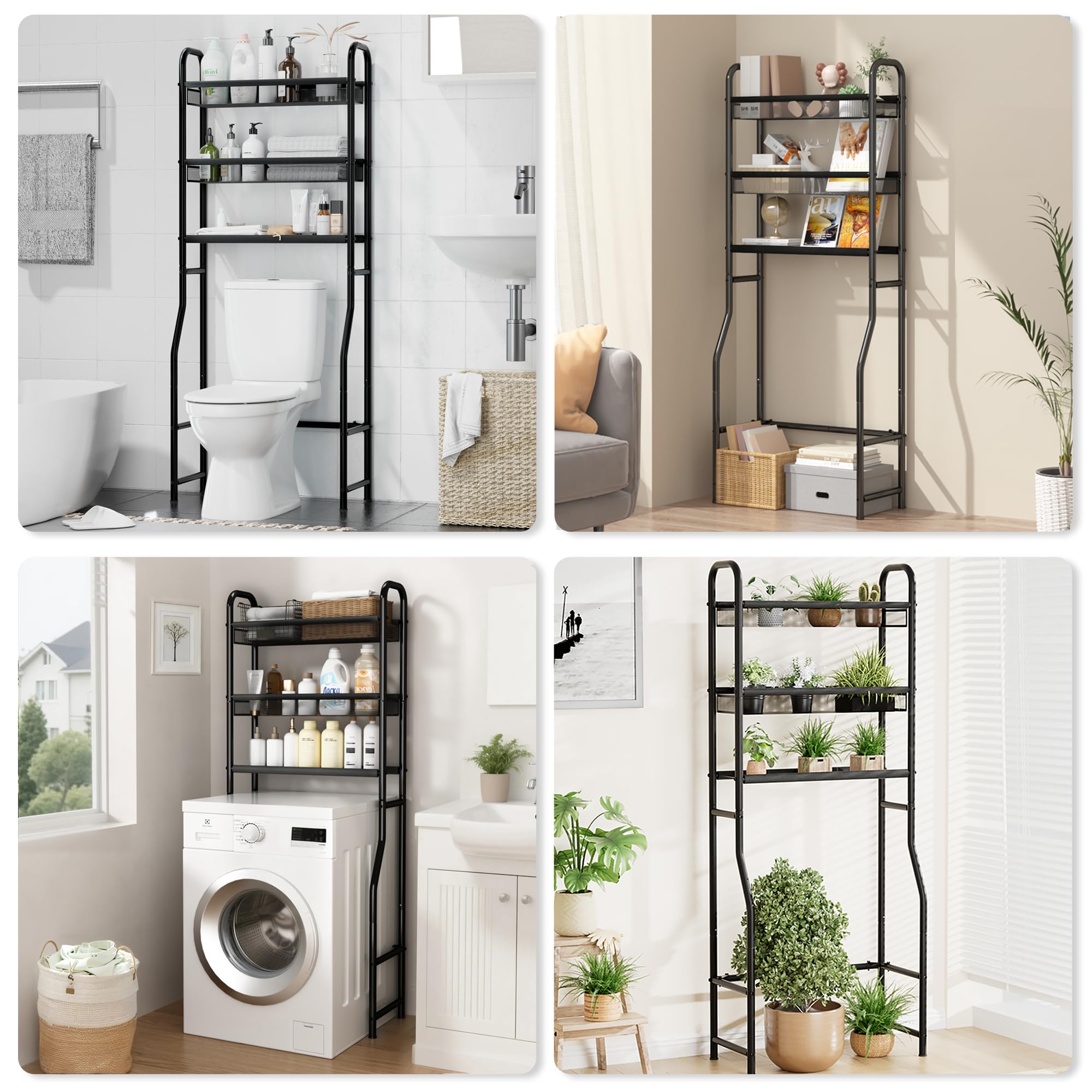 StorageIDEAS vertical bathroom organizer keeps towels, toiletries neat and reachable.