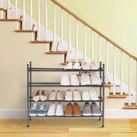 Storage Maniac quick assembly shoe rack installed in minutes