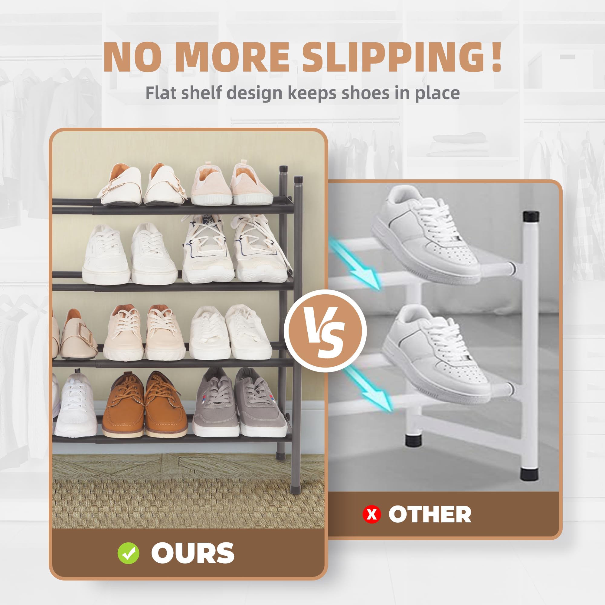 Storage Maniac adjustable length shows versatility for tight hallways
