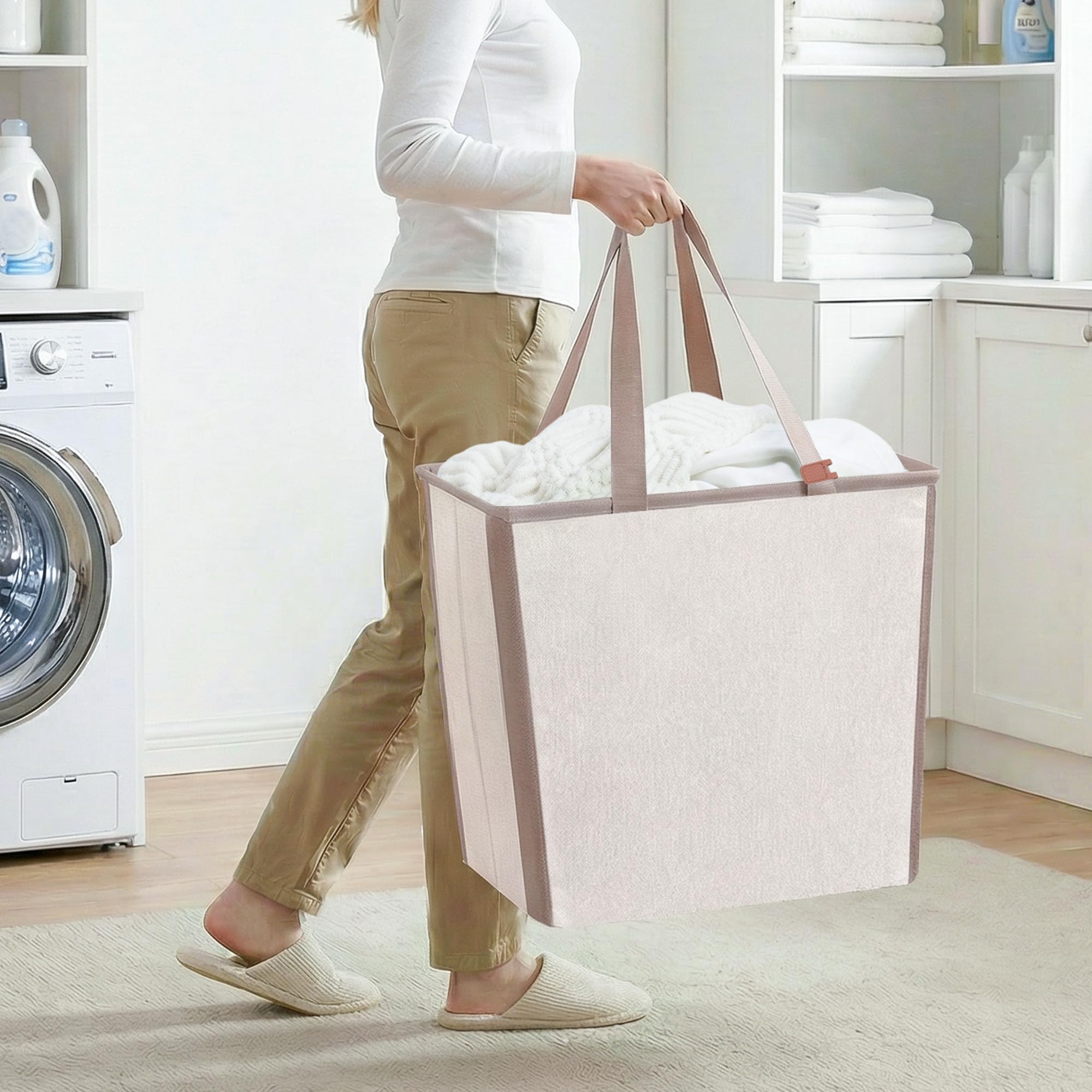 STORAGE MANIAC inner pocket stores keys and phone during laundry trips