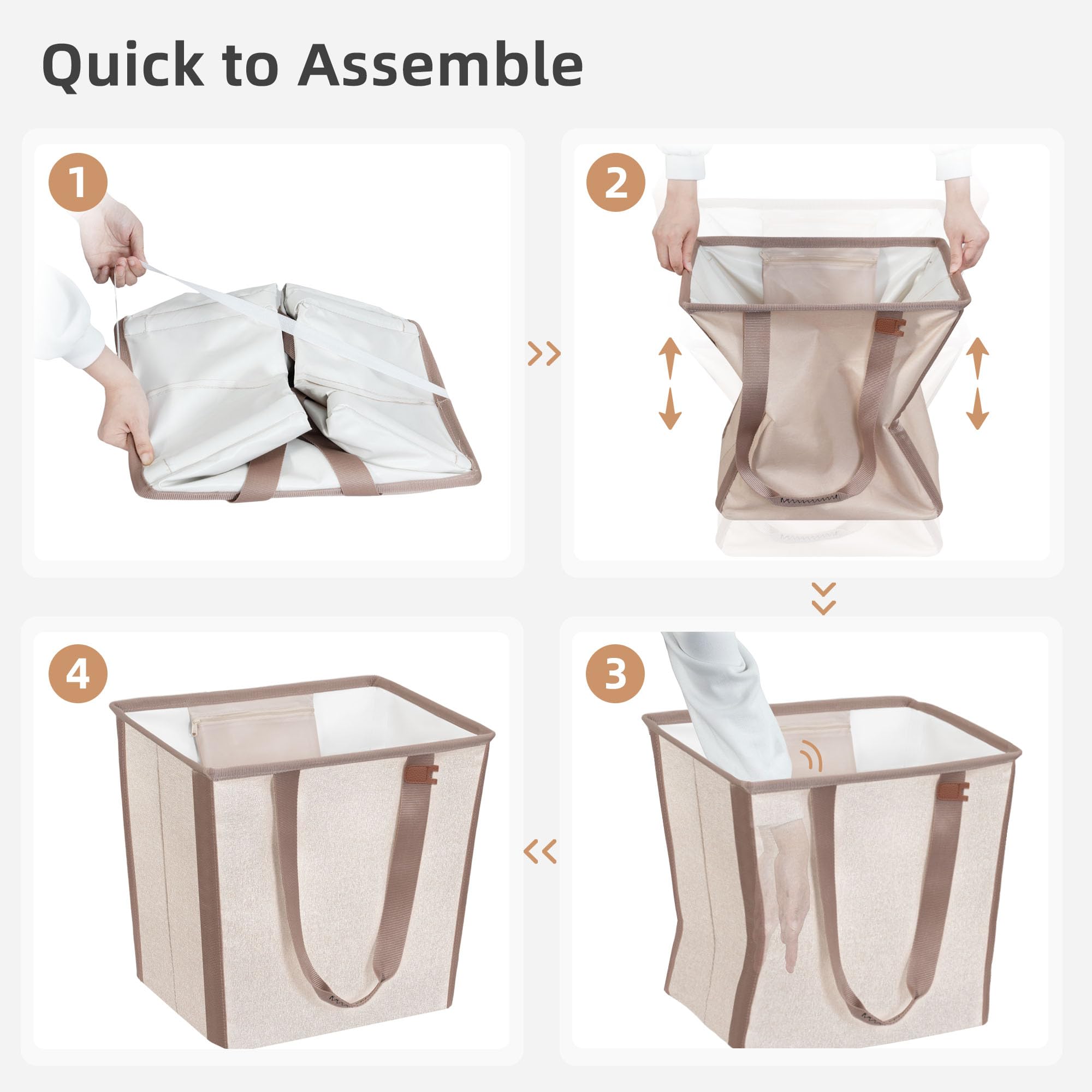 STORAGE MANIAC assembly tip shows how to adjust rods for upright shape