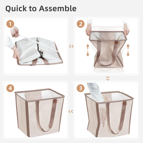 STORAGE MANIAC assembly tip shows how to adjust rods for upright shape