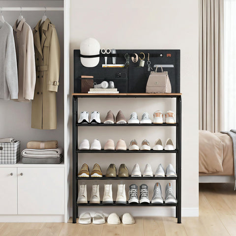 Storage Maniac slim footprint fits entryway or closet.