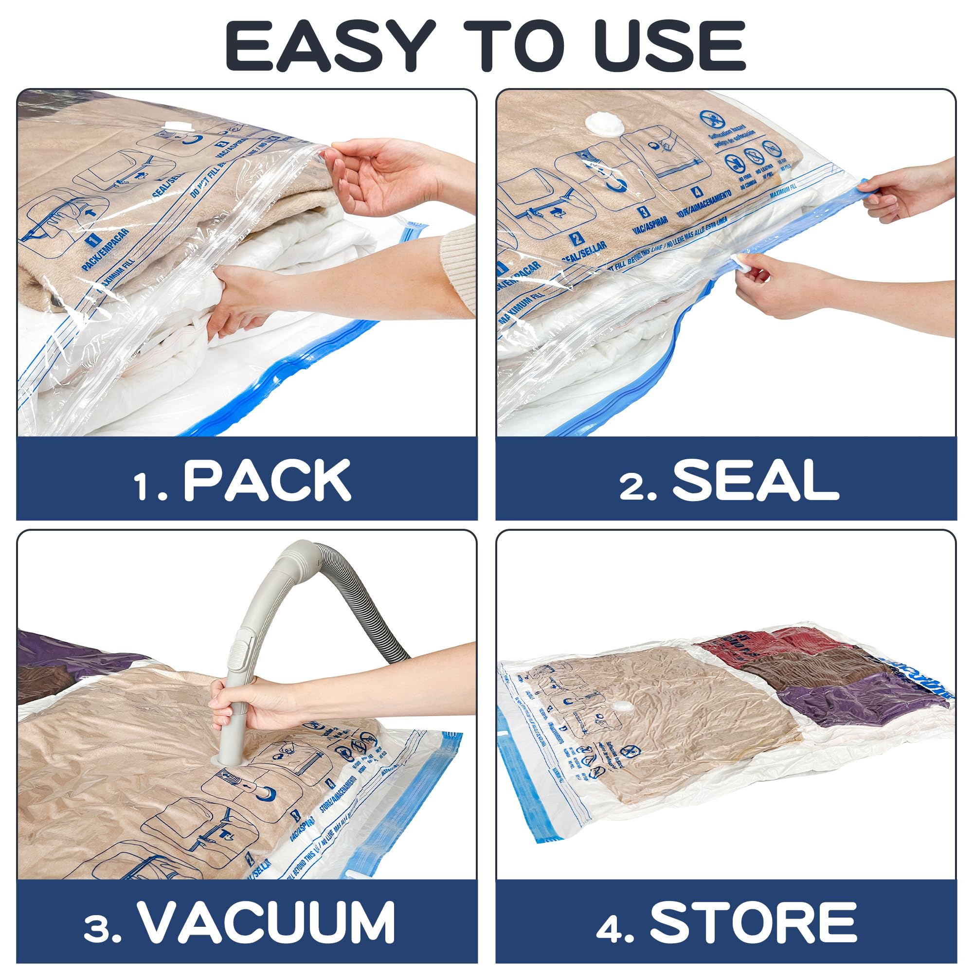 Storage Master jumbo bag for toys seals away clutter while protecting stuffed items.