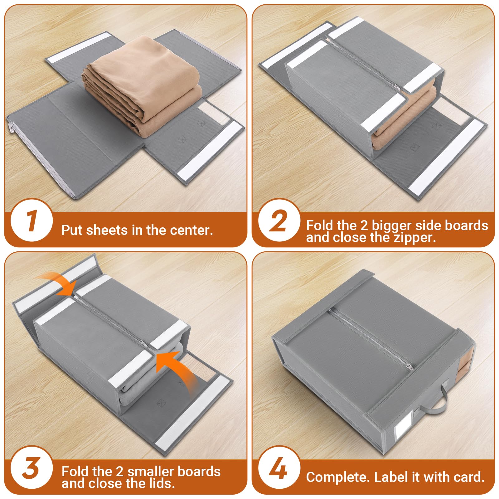 StorageTastic reinforced-handle supports frequent handling without wear.