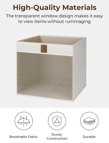 StorageWorks cube features soft PU handles for easy transport