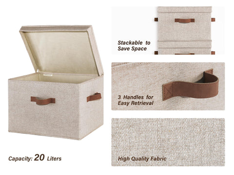 StorageWorks 2-pack on shelf, space-saving stackable storage