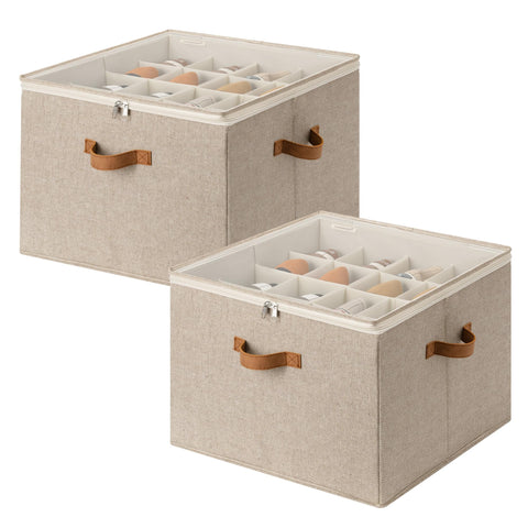 StorageWorks 2-pack shoe organizer foldable closet for space-saving storage.