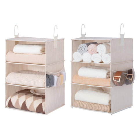 StorageWorks 6-Shelf Jumbo Closet Organizer front-angle view showing space-saving design.