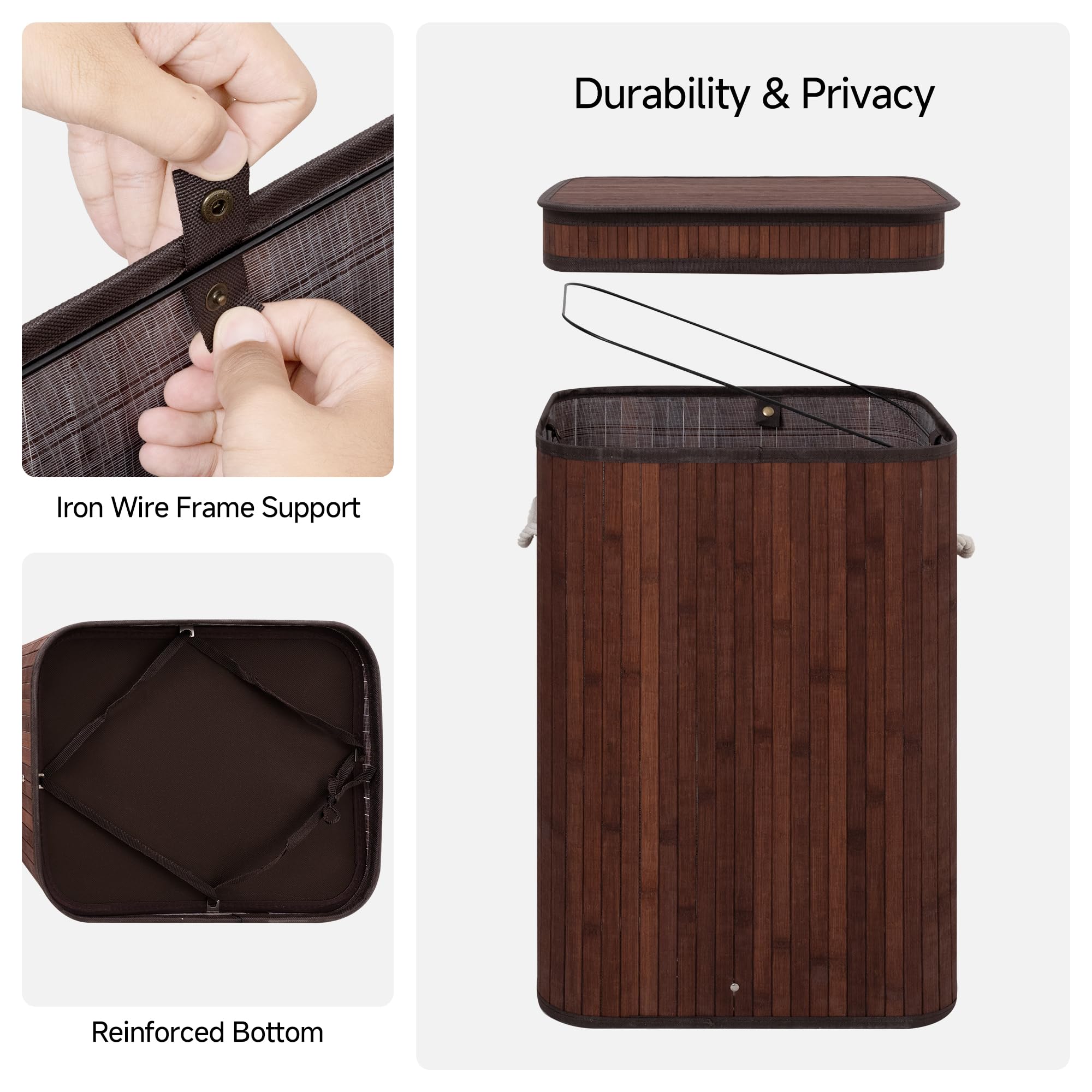 StorageWorks reinforced bottom provides durable stability for everyday use