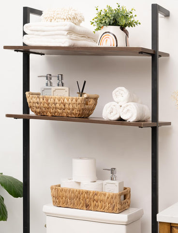 StorageWorks bathroom decor and storage basket for clutter control