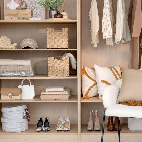 StorageWorks bedroom organizer cube helps keep small items neat.