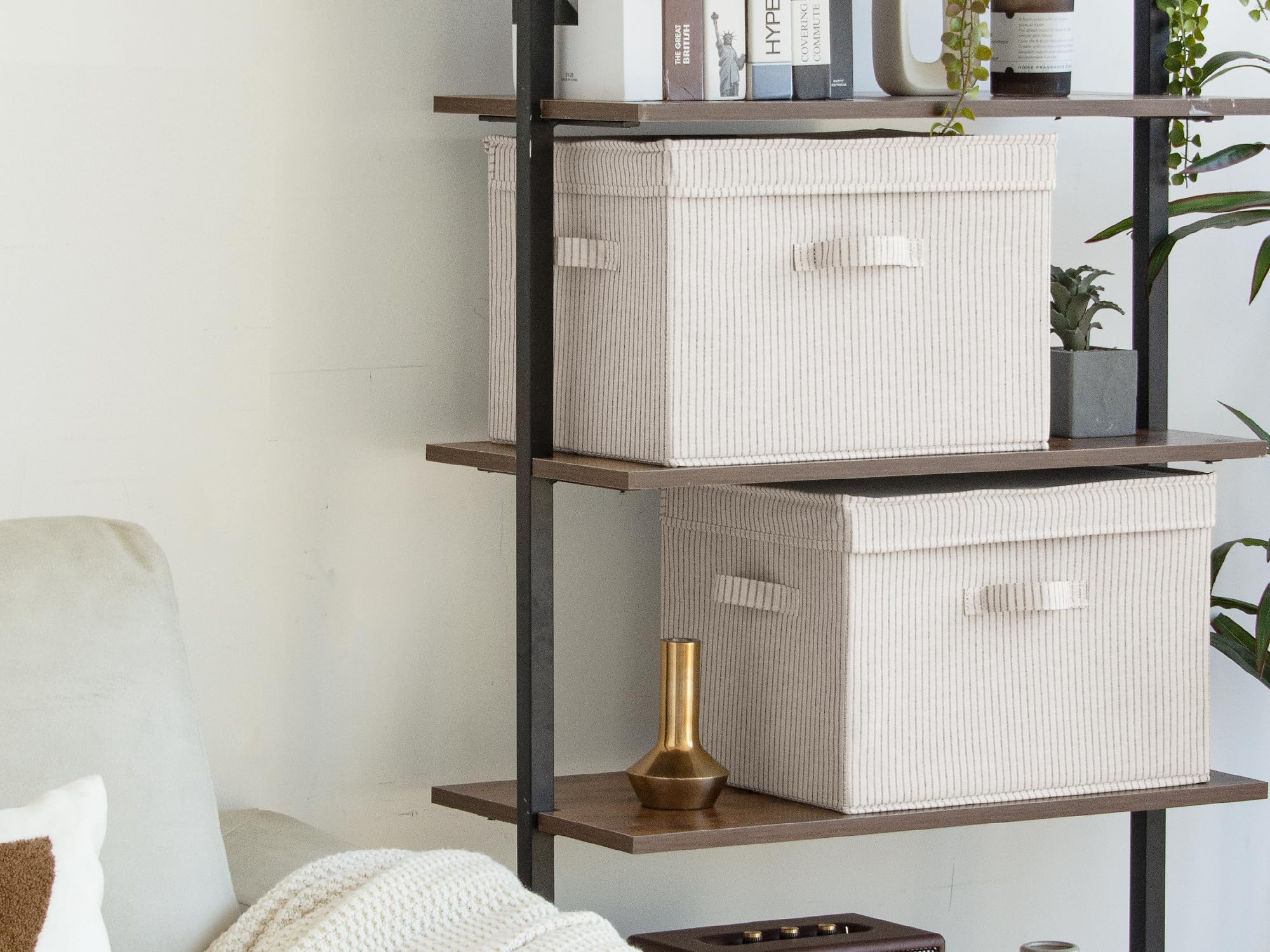 StorageWorks bin with handles front and sides for easy lifting.