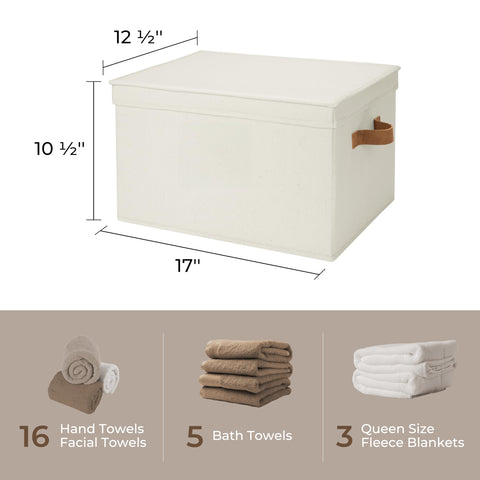 StorageWorks ivory bin on shelf providing stable storage for daily items