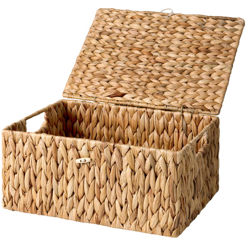 StorageWorks versatile basket keeps blankets, toys, and magazines tidy.