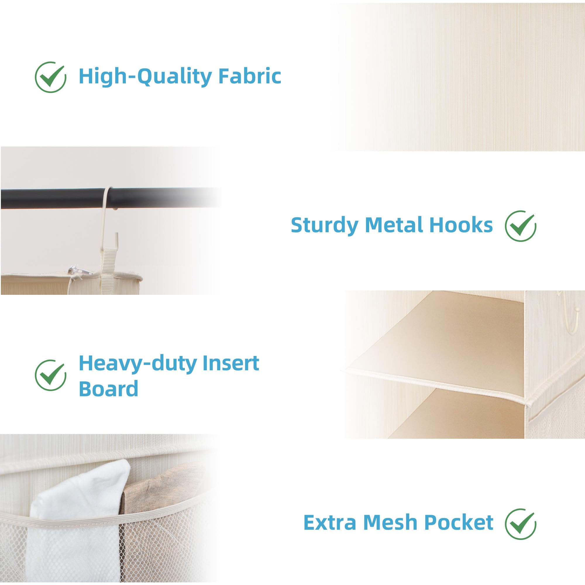 StorageWorks canvas fabric close-up highlighting durable material for long-lasting use.