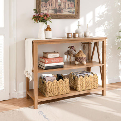 StorageWorks coastal wicker look enhances any living space.