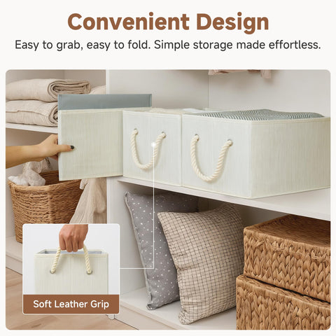 StorageWorks collapsible basket for space-saving storage when not in use.