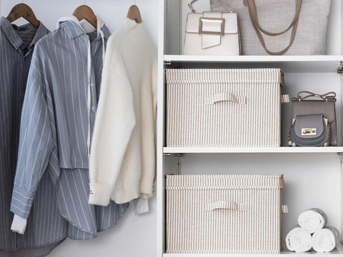 StorageWorks collapsible design shown folded flat for space-saving storage.