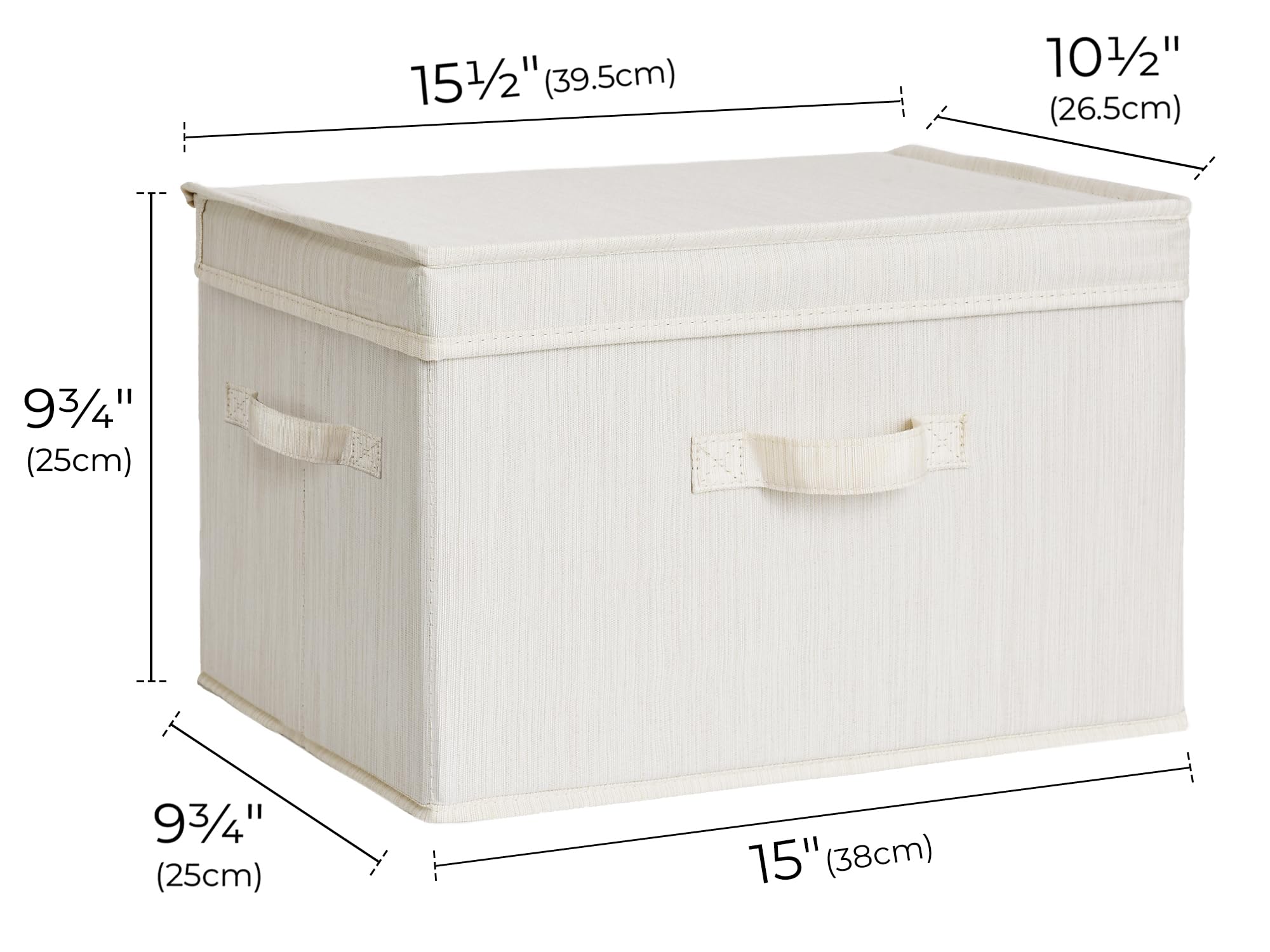 StorageWorks decorative boxes sit neatly on a shelf, adding style