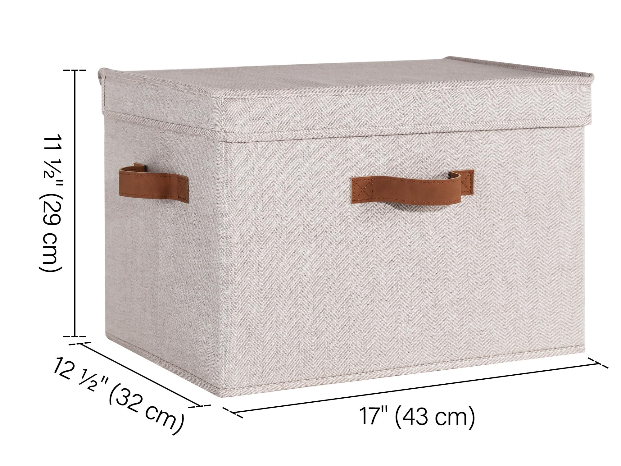 StorageWorks bin with lid closed, dust-free storage on a shelf