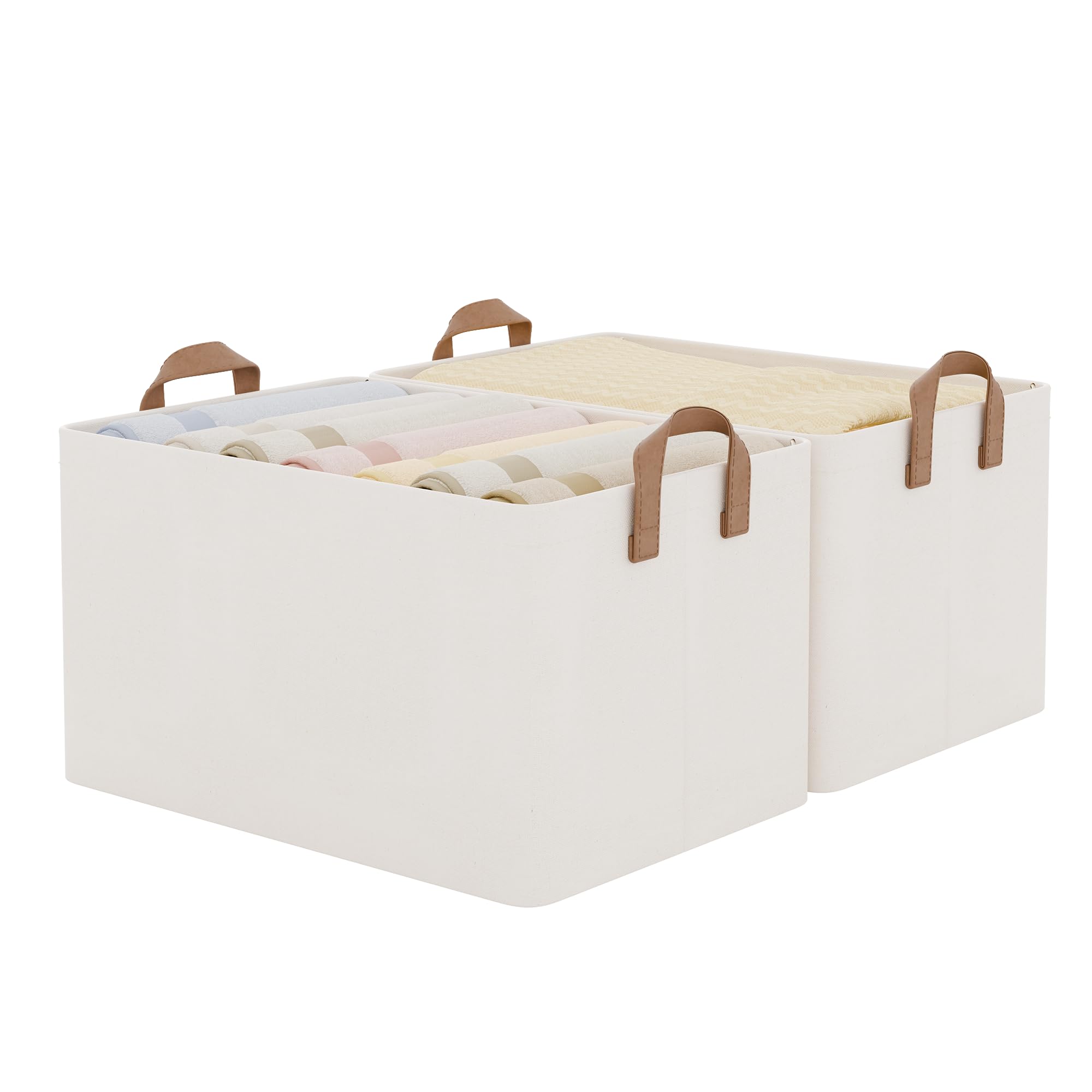 StorageWorks fabric storage bin extralarge for closet organization and shelves