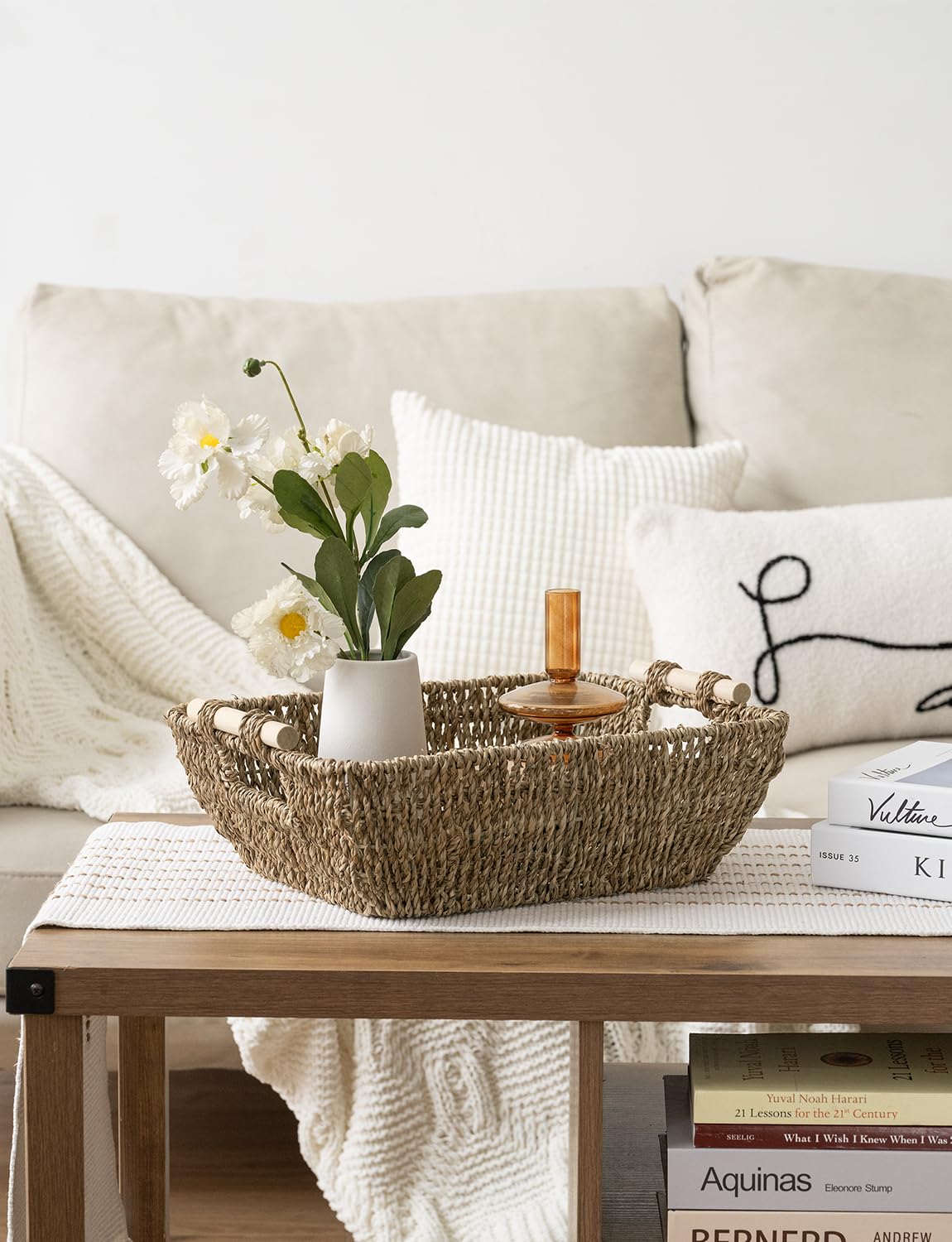 StorageWorks basket shown on iron frame emphasizing sturdy structure