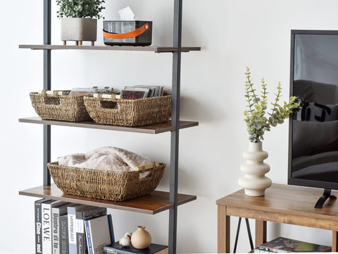 StorageWorks baskets holding fruits and snacks for versatile kitchen storage