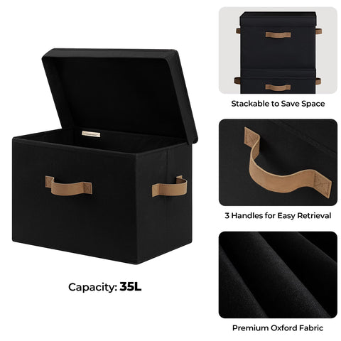 StorageWorks Heavy duty materials bin reinforced for up to 25 lb daily use