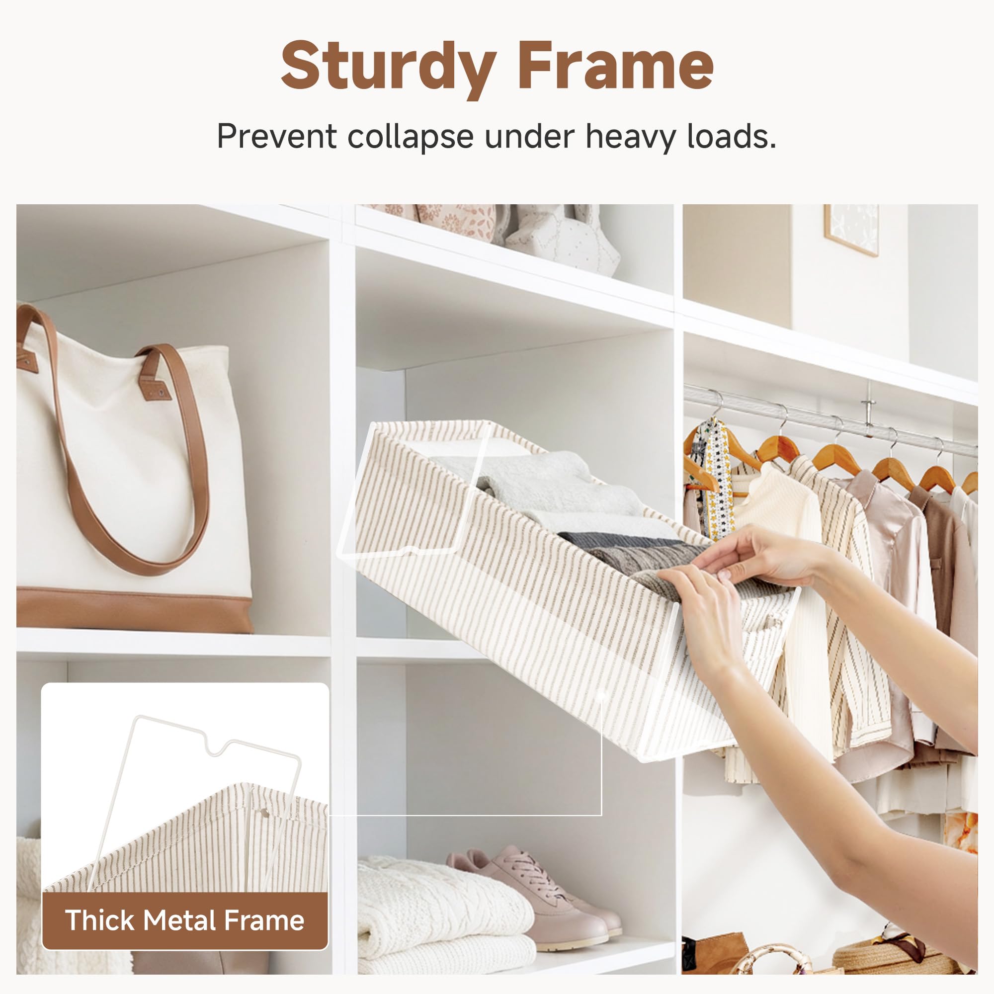 Great for bedroom and bathroom organization.