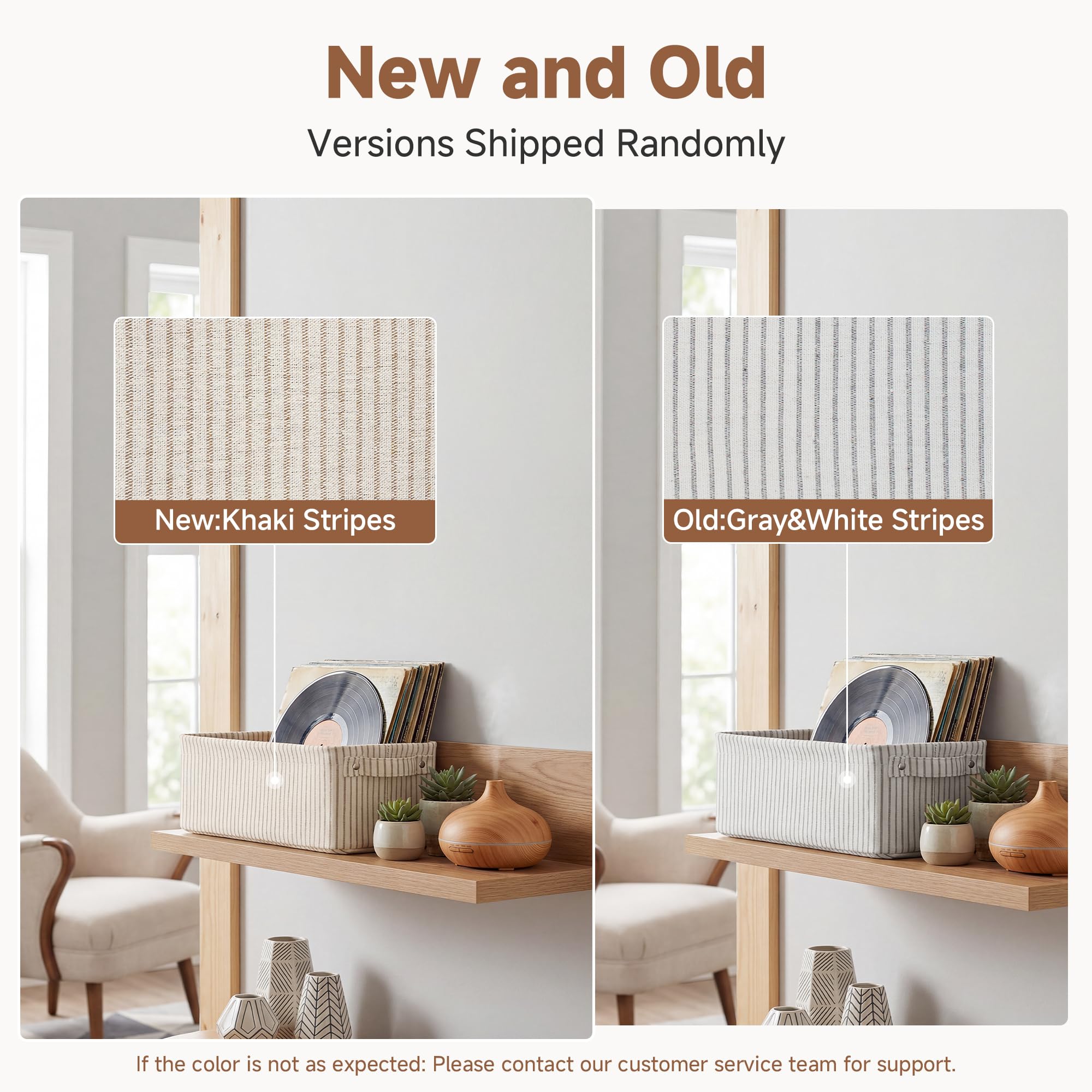 Non-slip bottom helps prevent sliding on shelves.