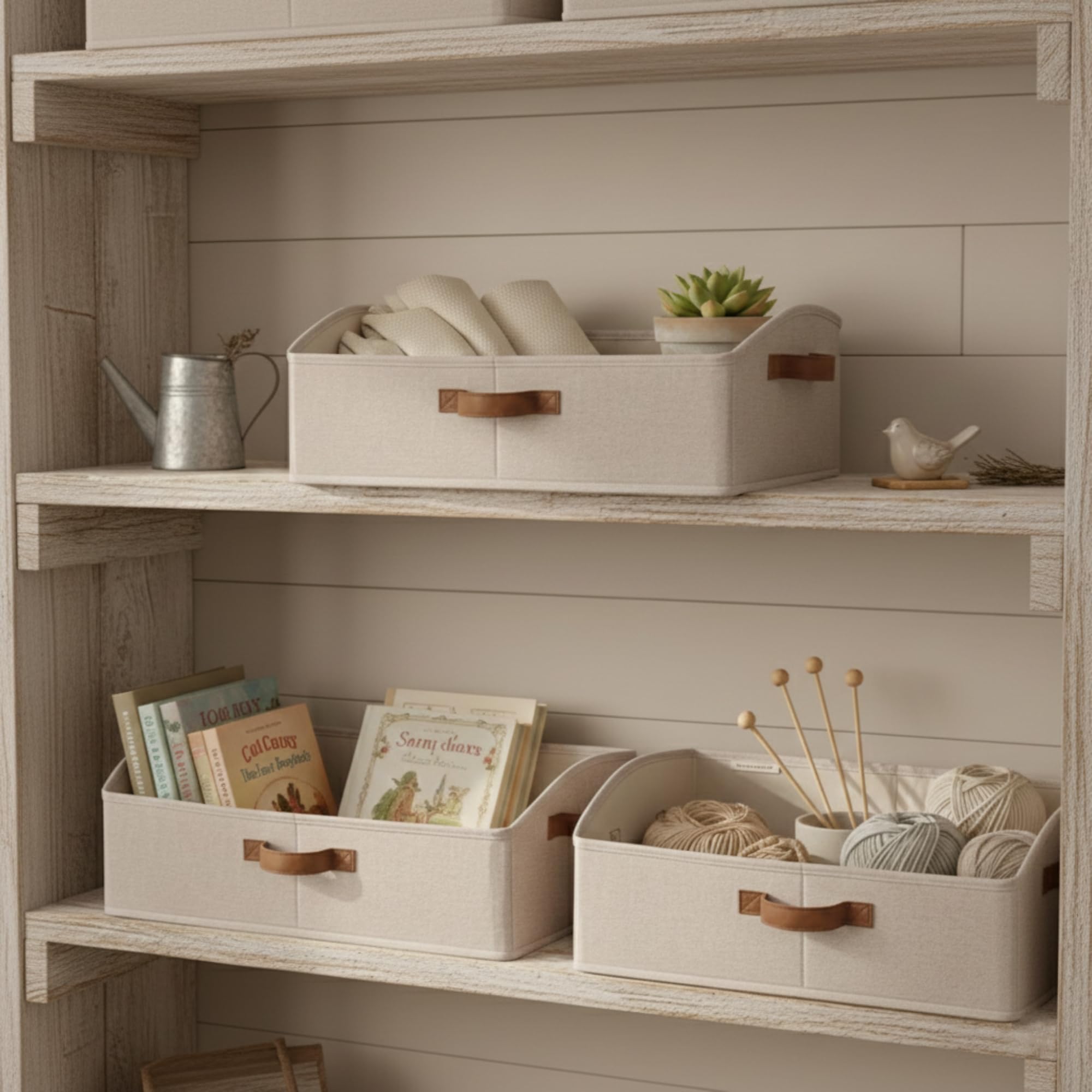 StorageWorks open-front bin ideal for toy storage and tidy play areas.