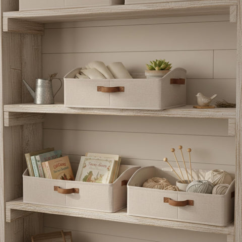 StorageWorks open-front bin ideal for toy storage and tidy play areas.