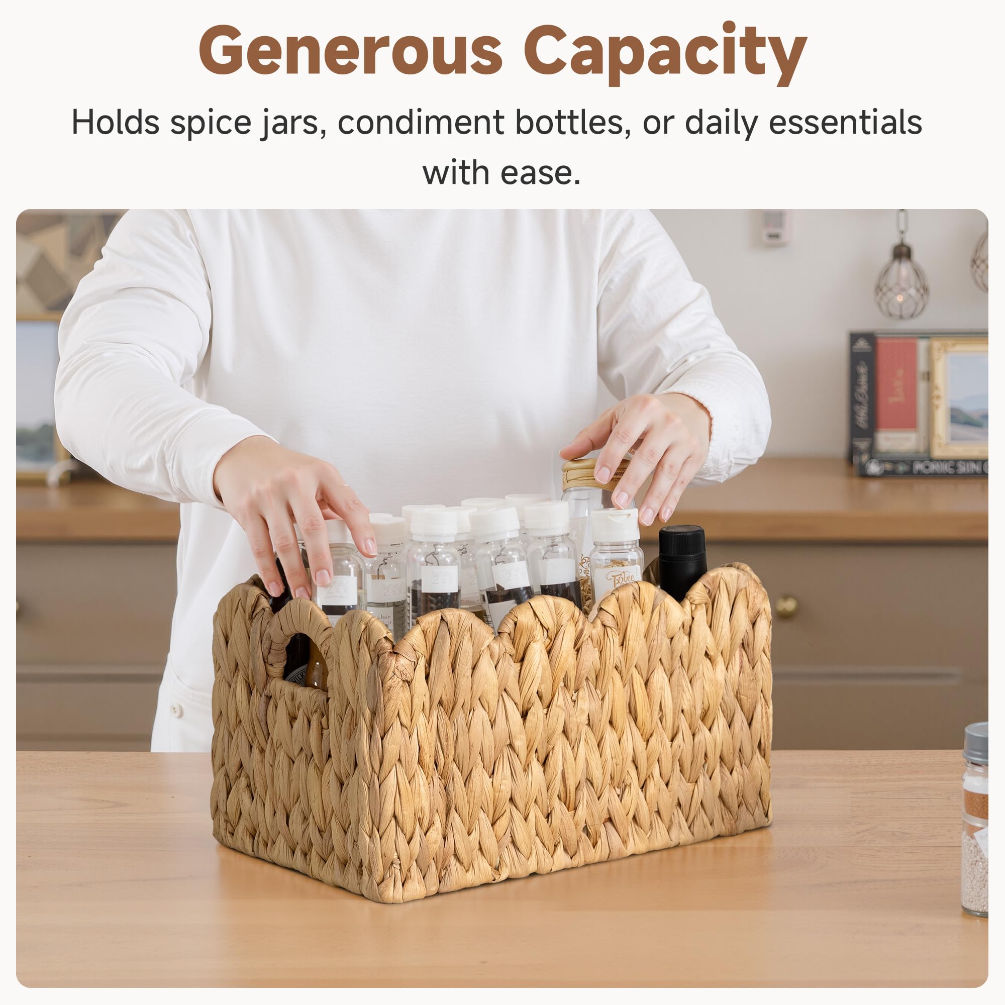 StorageWorks organizing basket for blankets, toys, and magazines.