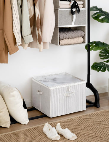 StorageWorks shoe cubby adjustable dividers for customizable compartments