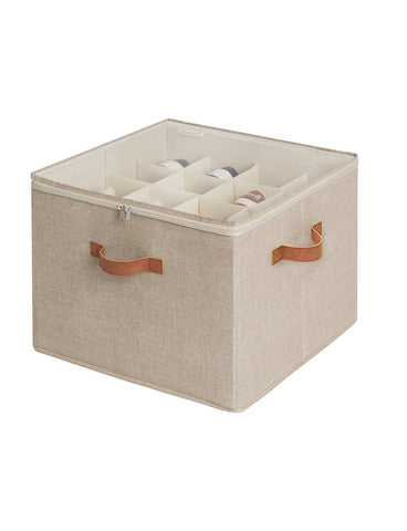 StorageWorks shoe organizer with cubby dividers enables customizable compartments for organized footwear.