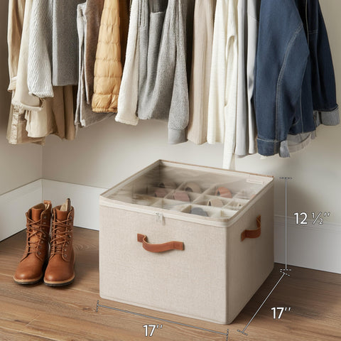 StorageWorks shoe organizer 16-pair capacity supports clutter-free entryways.