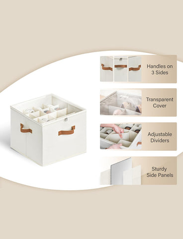 StorageWorks holds up to 16 pairs, saving space in small rooms.