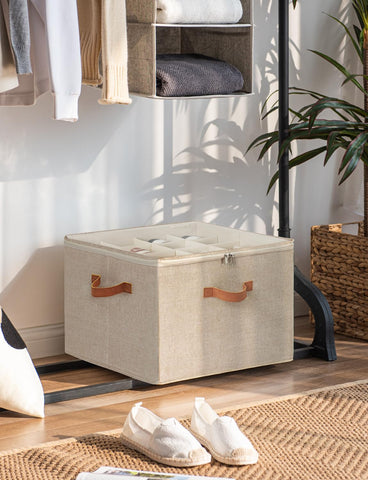 StorageWorks shoe organizer ideal for sneakers, flats, boots and sandals.