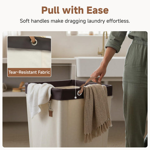 StorageWorks spacious 160L capacity keeps clothes organized for busy households.