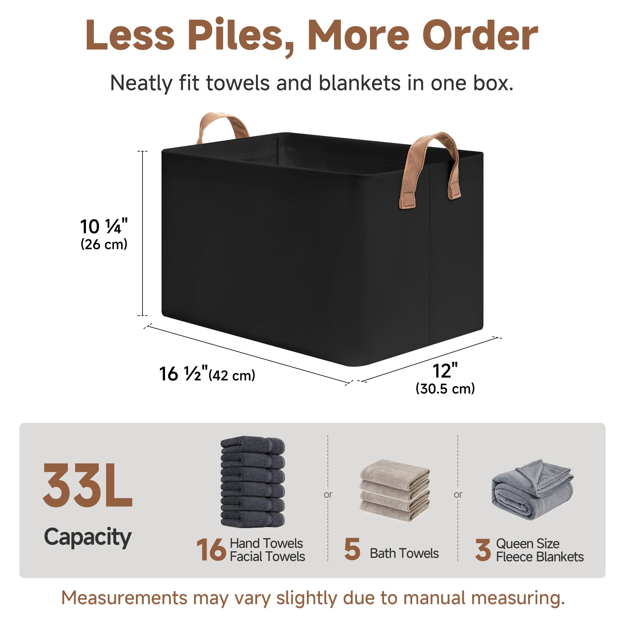 StorageWorks storage bins in a tidy bedroom setup show clutter-free storage.