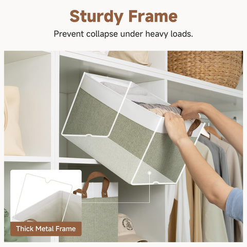 StorageWorks bin handles close-up highlights easy carrying and maneuverability
