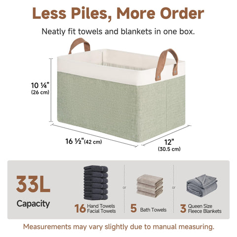 StorageWorks bins on a shelf in a bedroom show organized closet solution